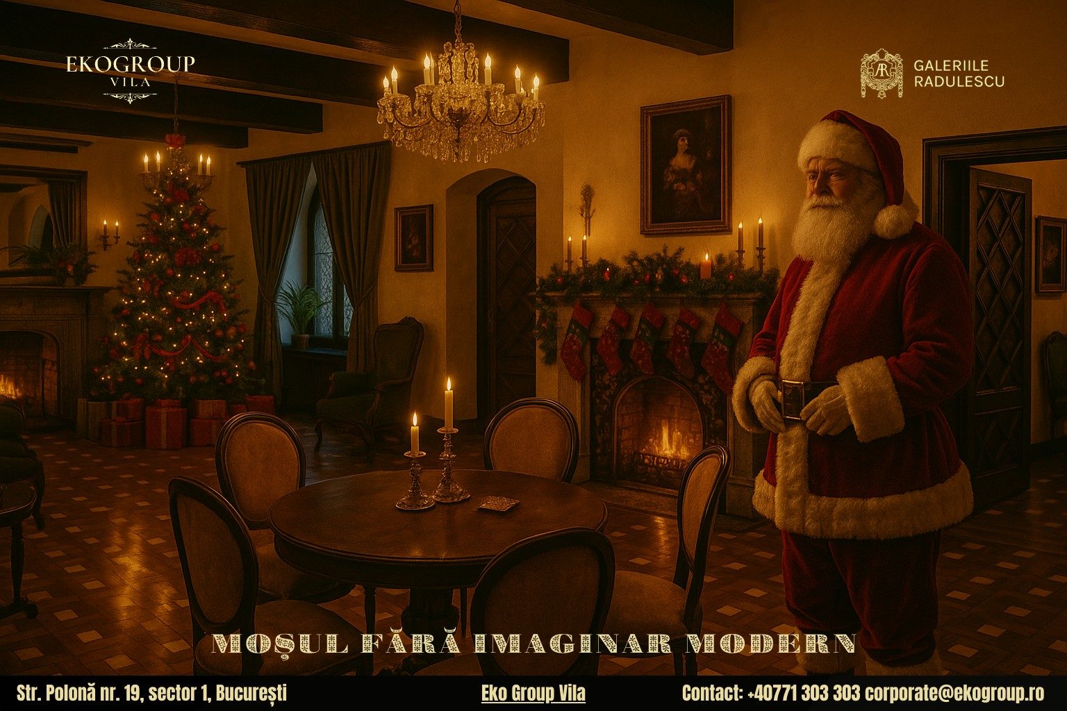 Moș Crăciun în anii ’30: Magia Crăciunului la Eko Group Vila și copilăria fără reclame